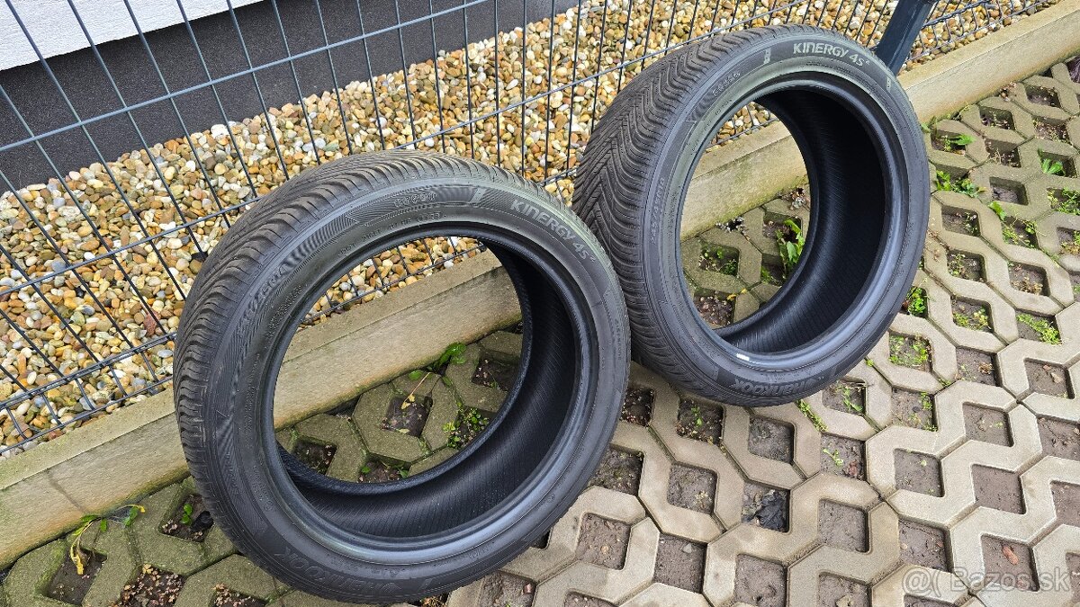 245/45 r18 celoročne pneumatiky 2x Hankook - 2
