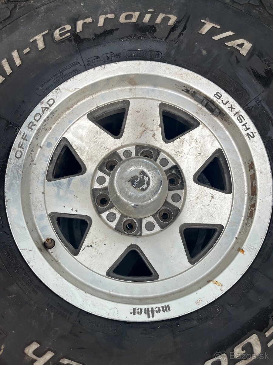 Alu disky 6x139.7 r15 - 2