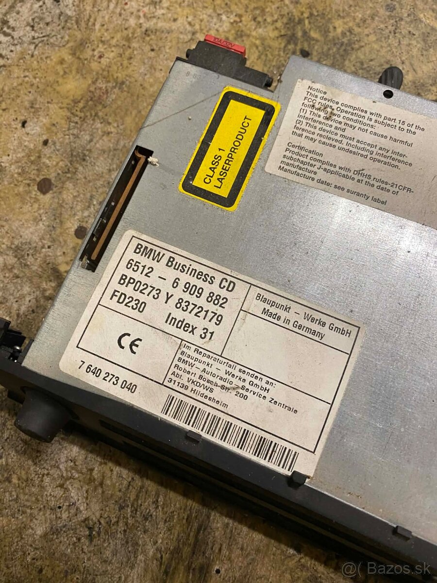 Originál rádio BMW e46 2005 - 2