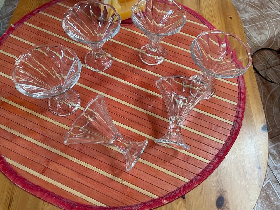 Retro dezertné poháre - 2