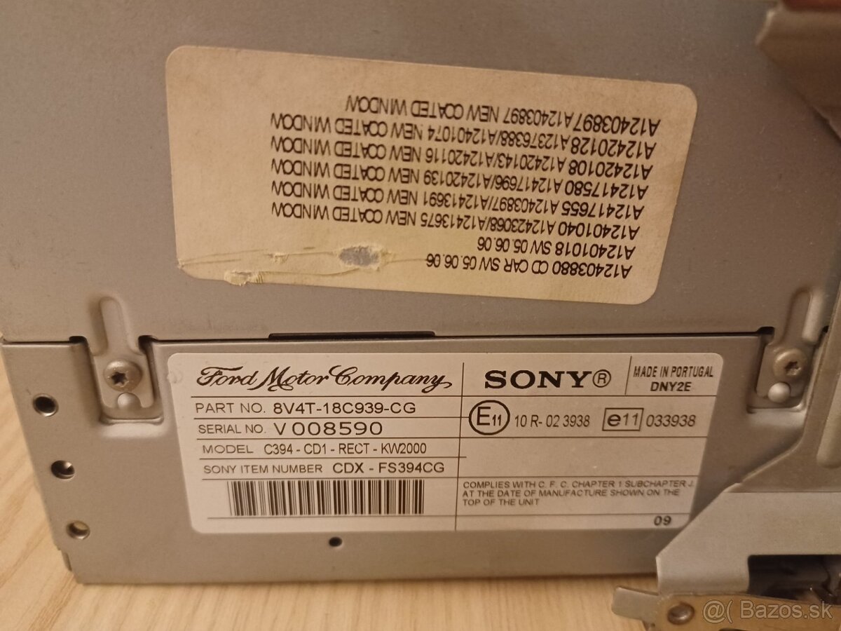 Autorádio ford - 2