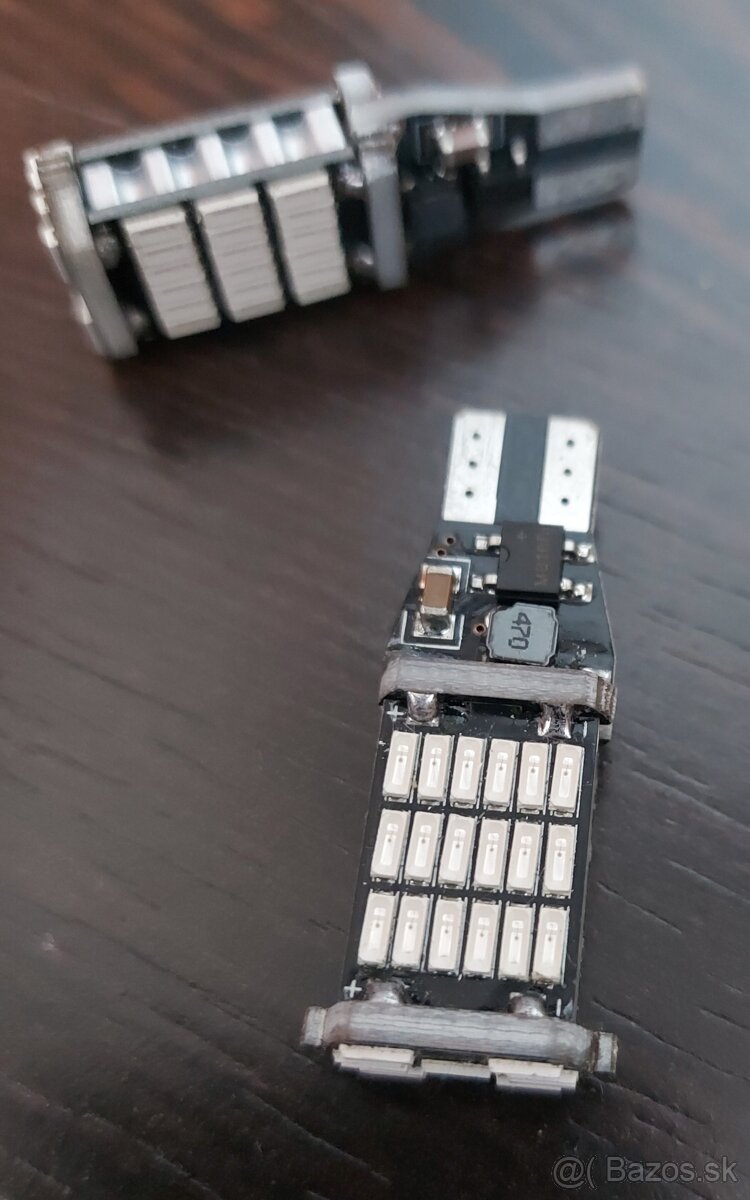 LED žiarovka W16W červená - 2