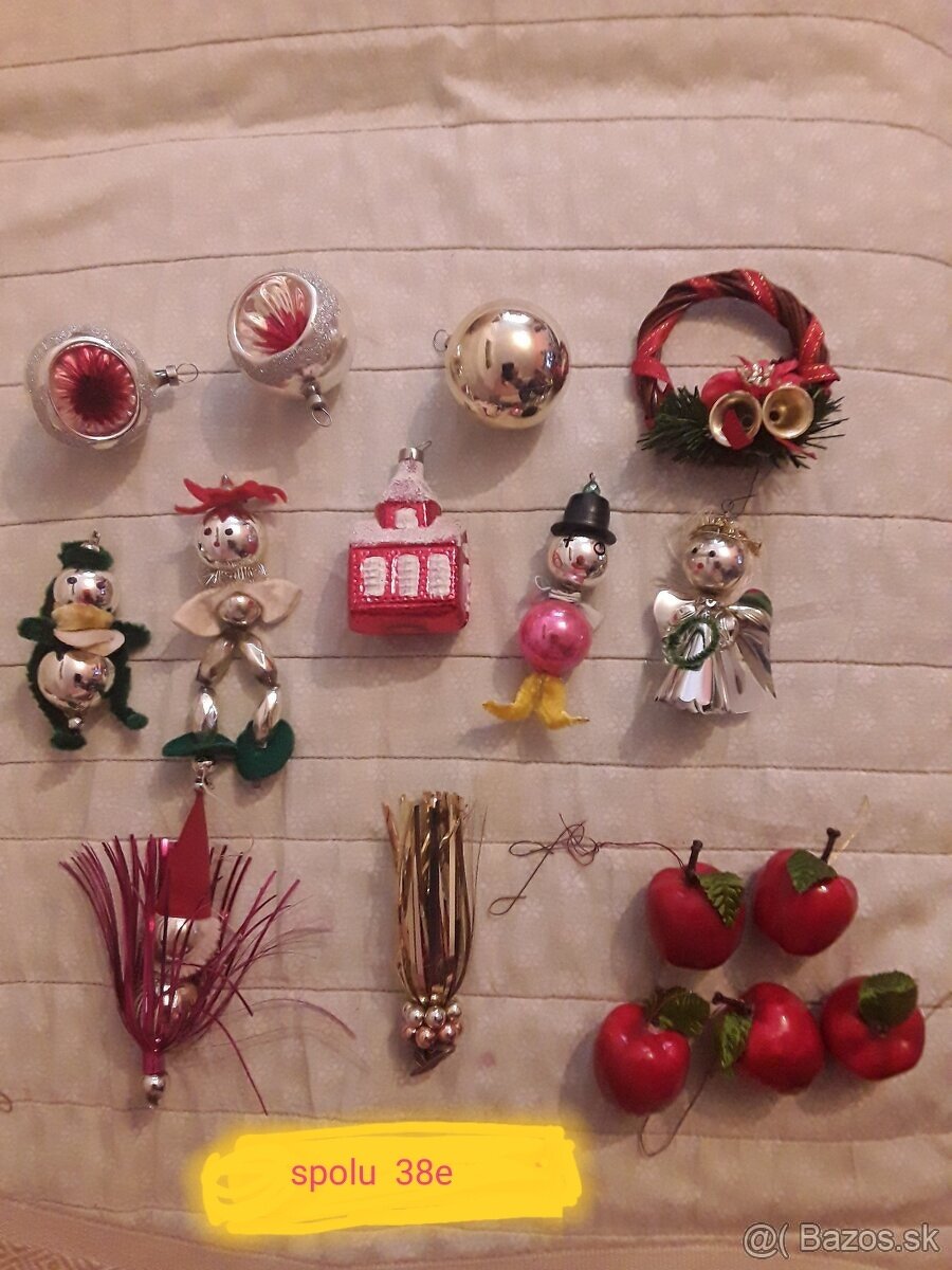 Retro vianoce,rozne nahr.diely - 2