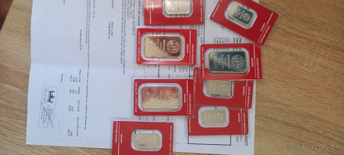 Strieborné tehličky - 2