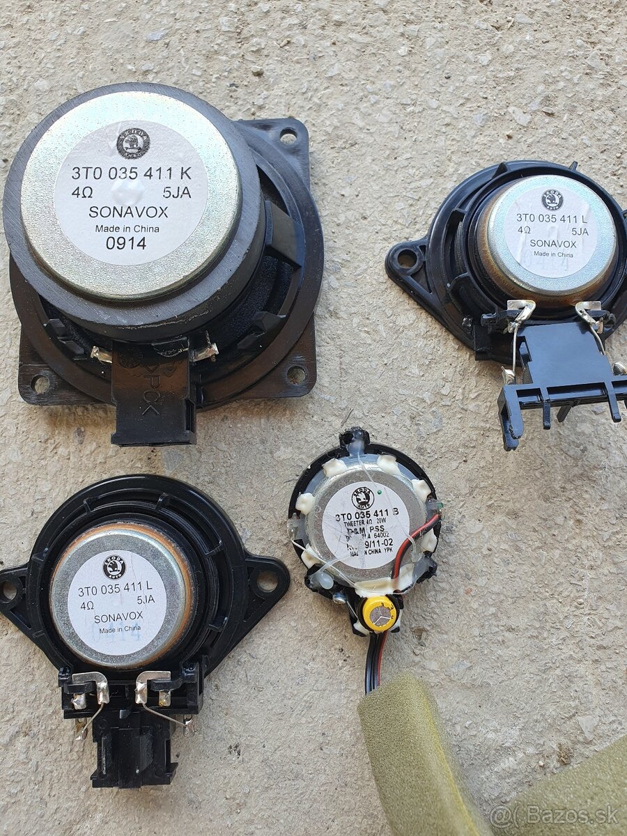Reproduktory Škoda Superb 2 - 2