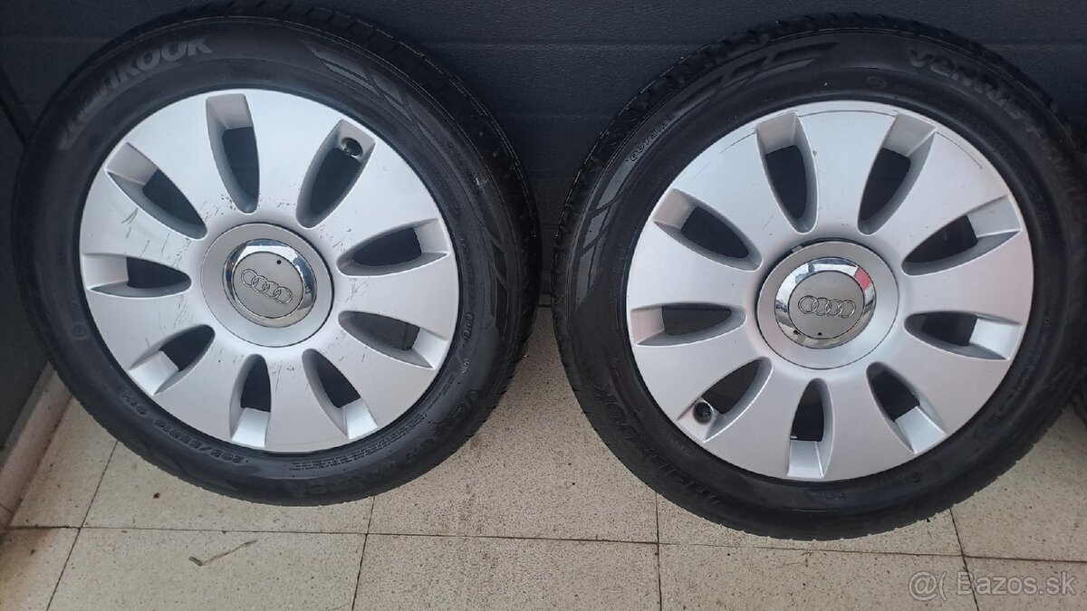 Alu disky 16 palcové original audi - 2