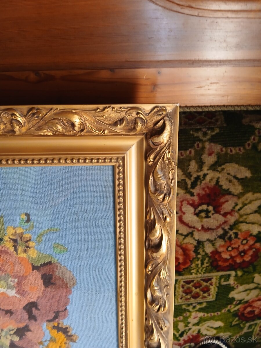 Luxusný veľkoformátový gobelín v masívnom ráme - 2