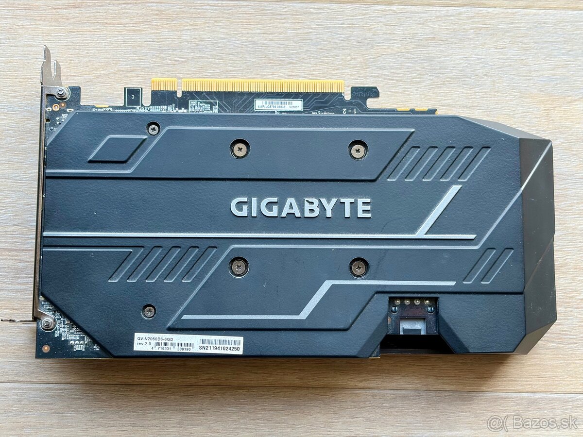 Grafická karta Gigabyte Nvidia RTX 2060 6Gb - 2