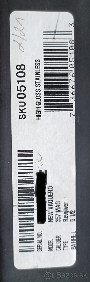 Ruger New Vaquero 357mag - 2