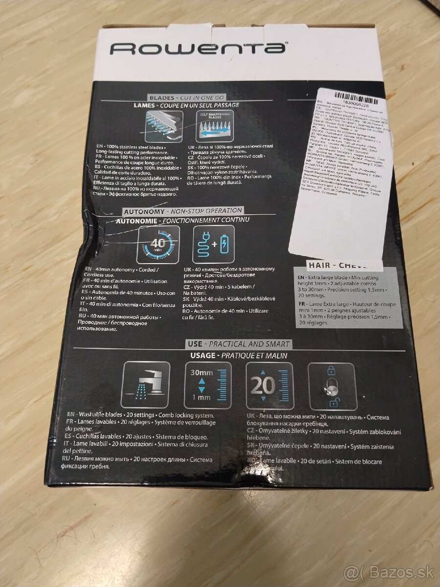 Strojček na vlasy nepoužitý - 2