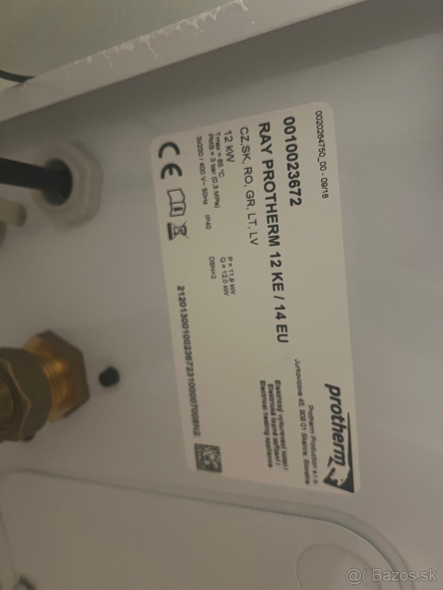 Elektrický kotol RAY PROTHERM 12 kw - 2