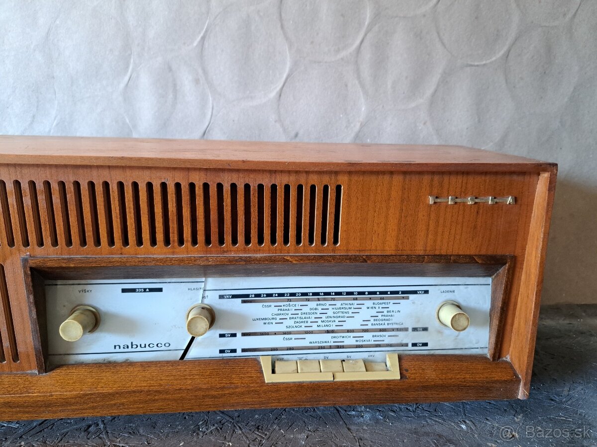 Radio Tesla Nabucco 335A, retro - 2