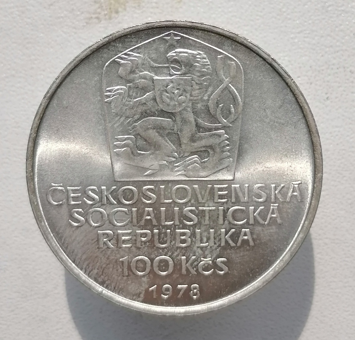 100 Kčs z roku 1978, Československo - 2
