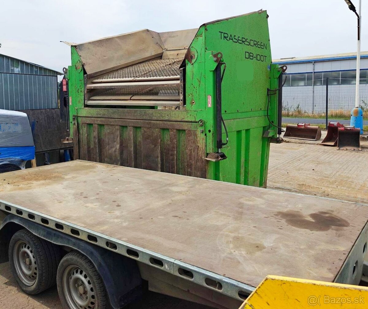 150t/h třídič 4síta +přívěs 2.8t - 2