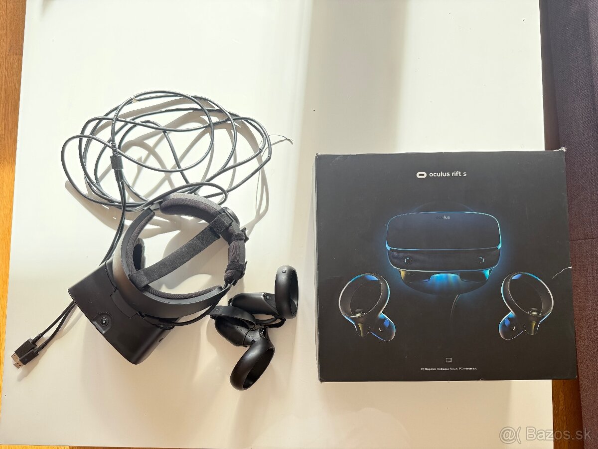 Predám VR headset Oculus Rift S (PC VR) – Kompletné balenie - 2