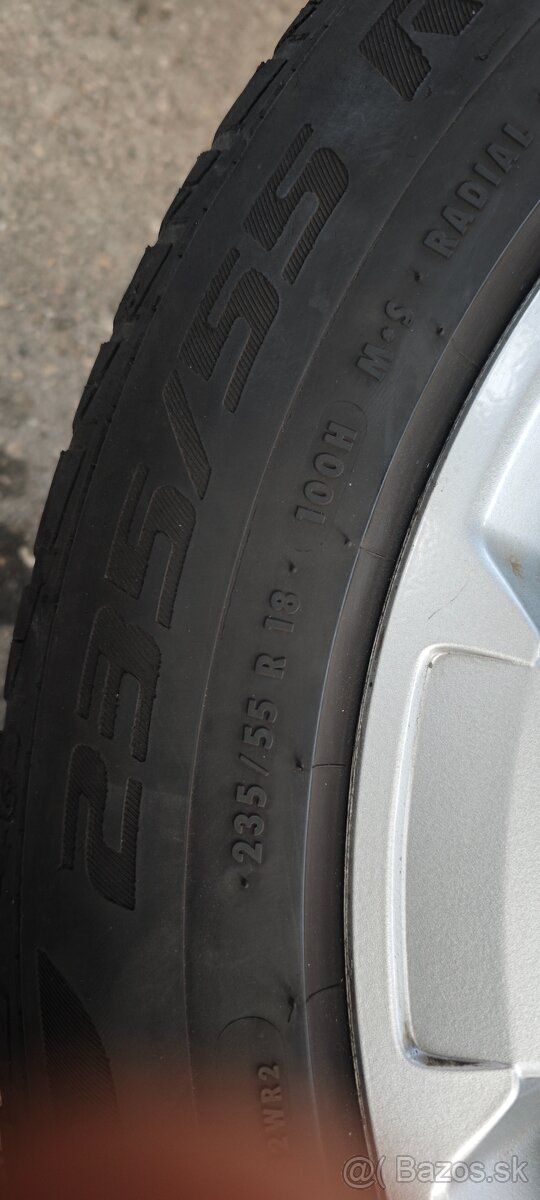 Opel antara kolesá 235/55 R18 - 2