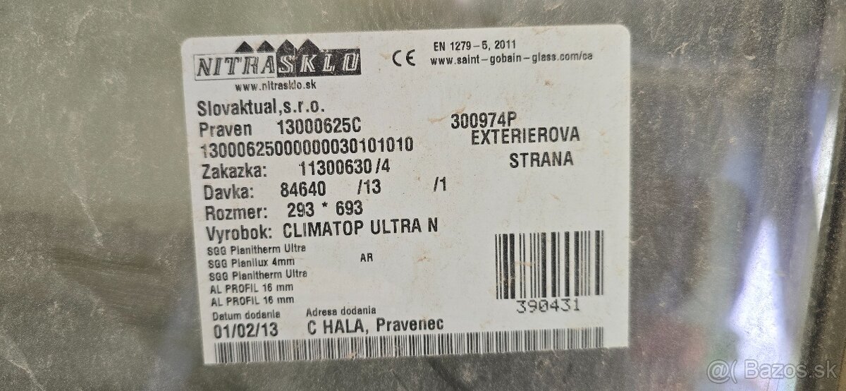 SLOVAKTUAL dvere 3 j sklo - 2