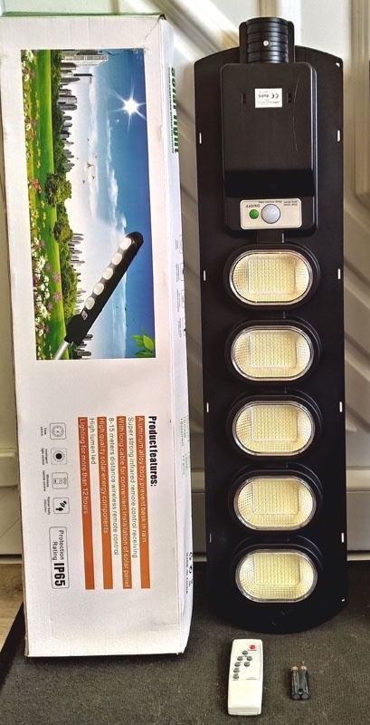 Solárne pouličné svetlo lampa vonkajšie osvetlenie 250W - 2