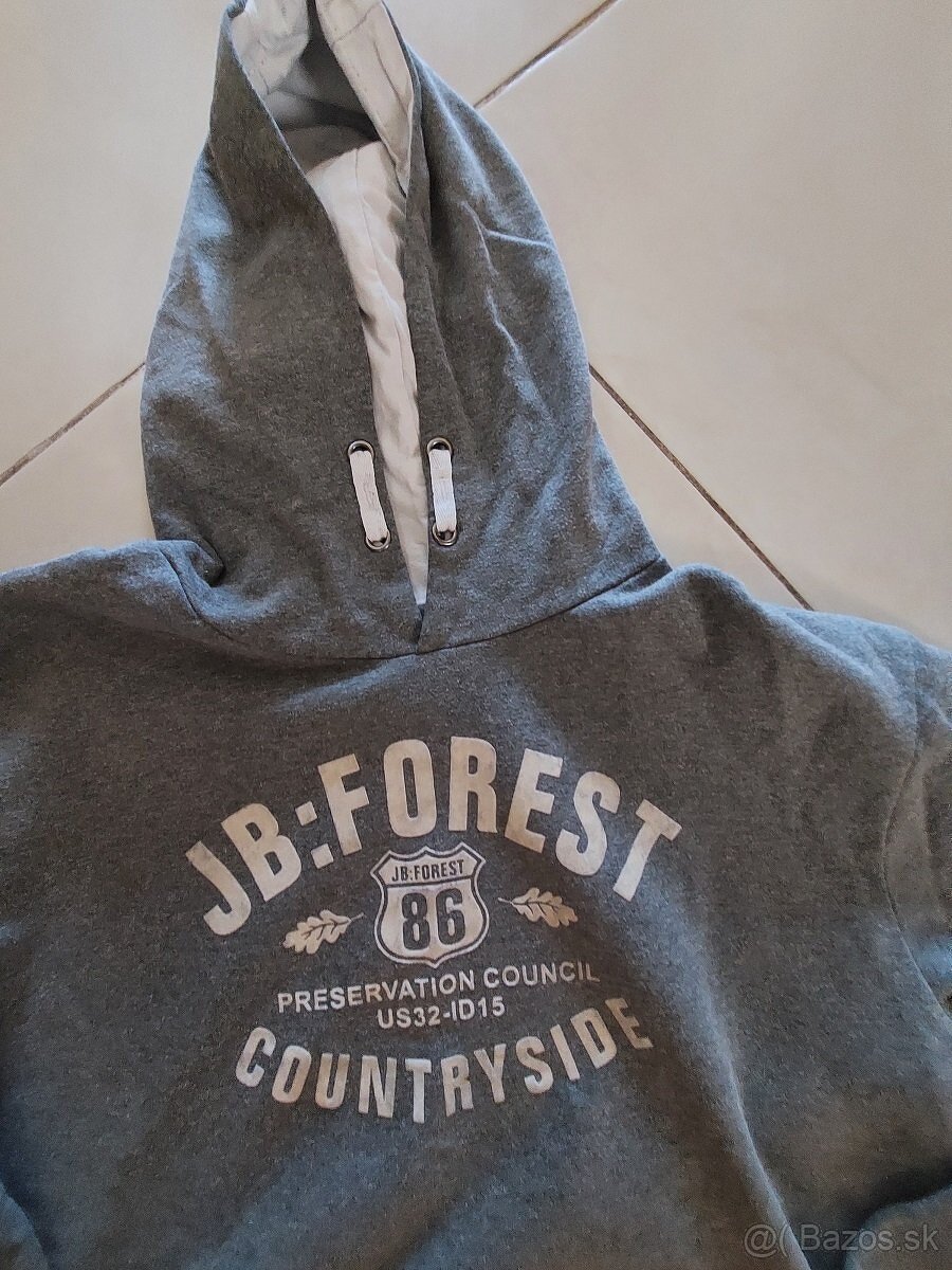 Mikina šedá 182 chlapcenska - 2