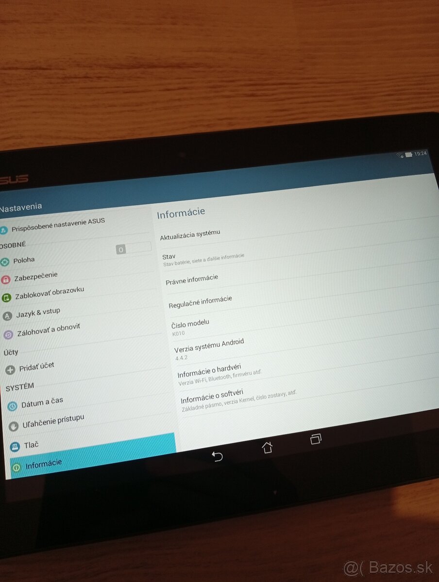 Predám tablet ASUS K010 - 2