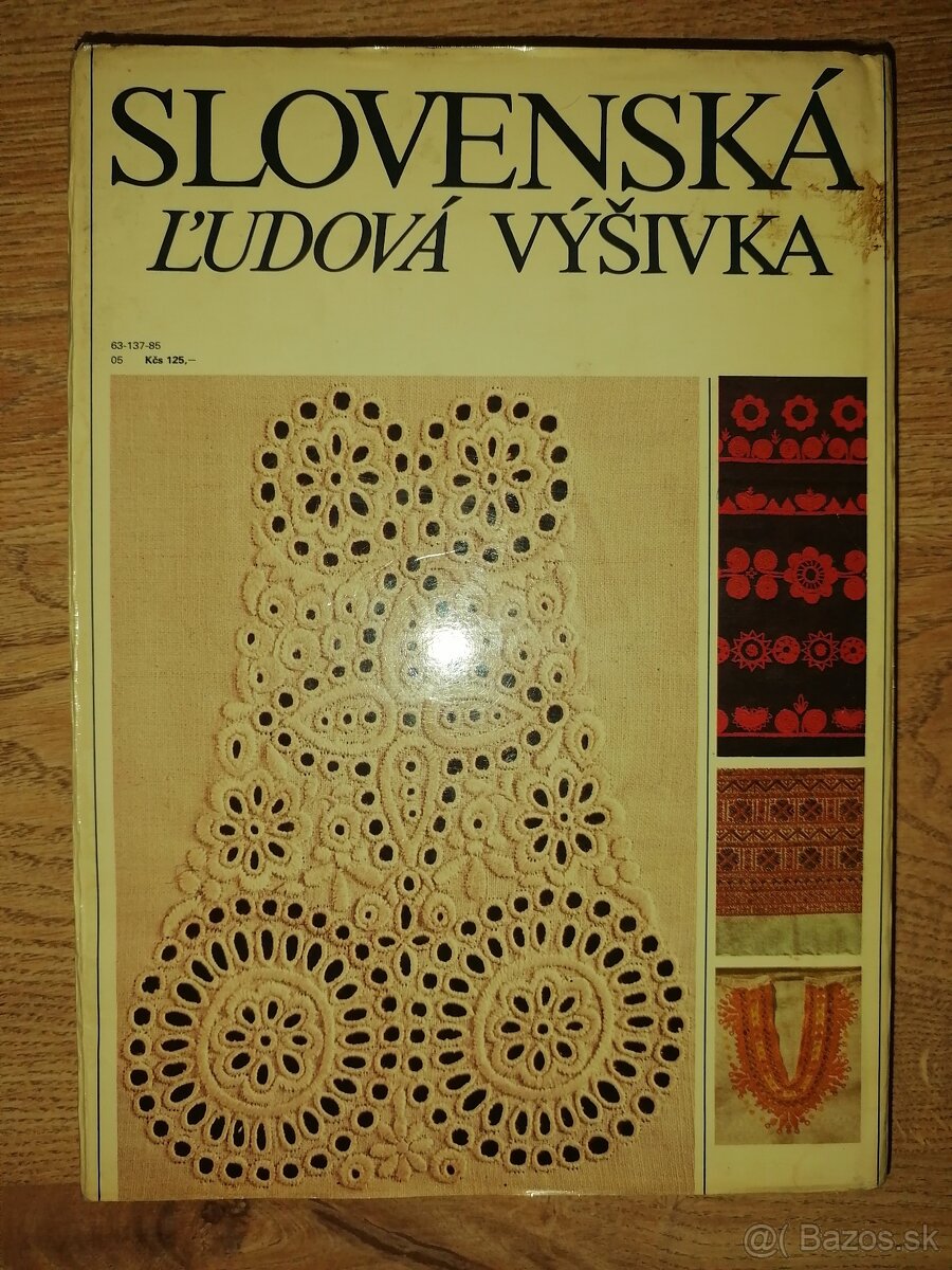 Kniha-Slovenské výšivky. - 2