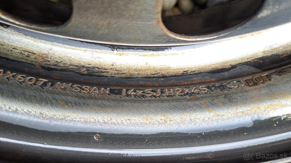 2 PLECH. DISKY R14 4x100 - NISSAN MICRA - 2