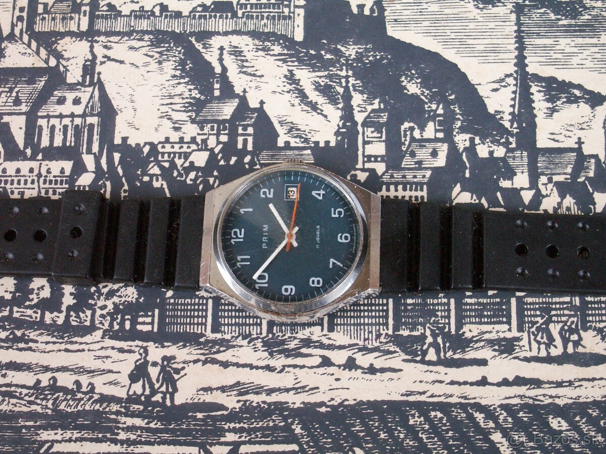 Hodinky Prim modré. - 2