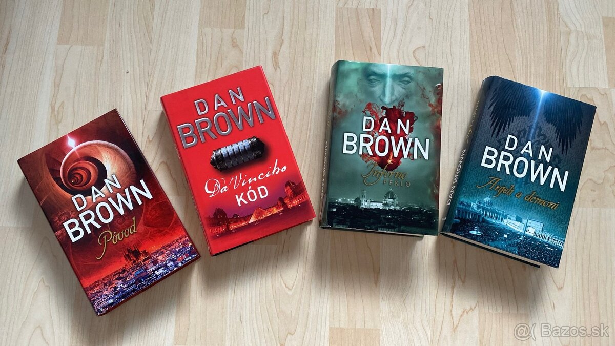 Dan Brown 4 knihy set TOP stav - 2