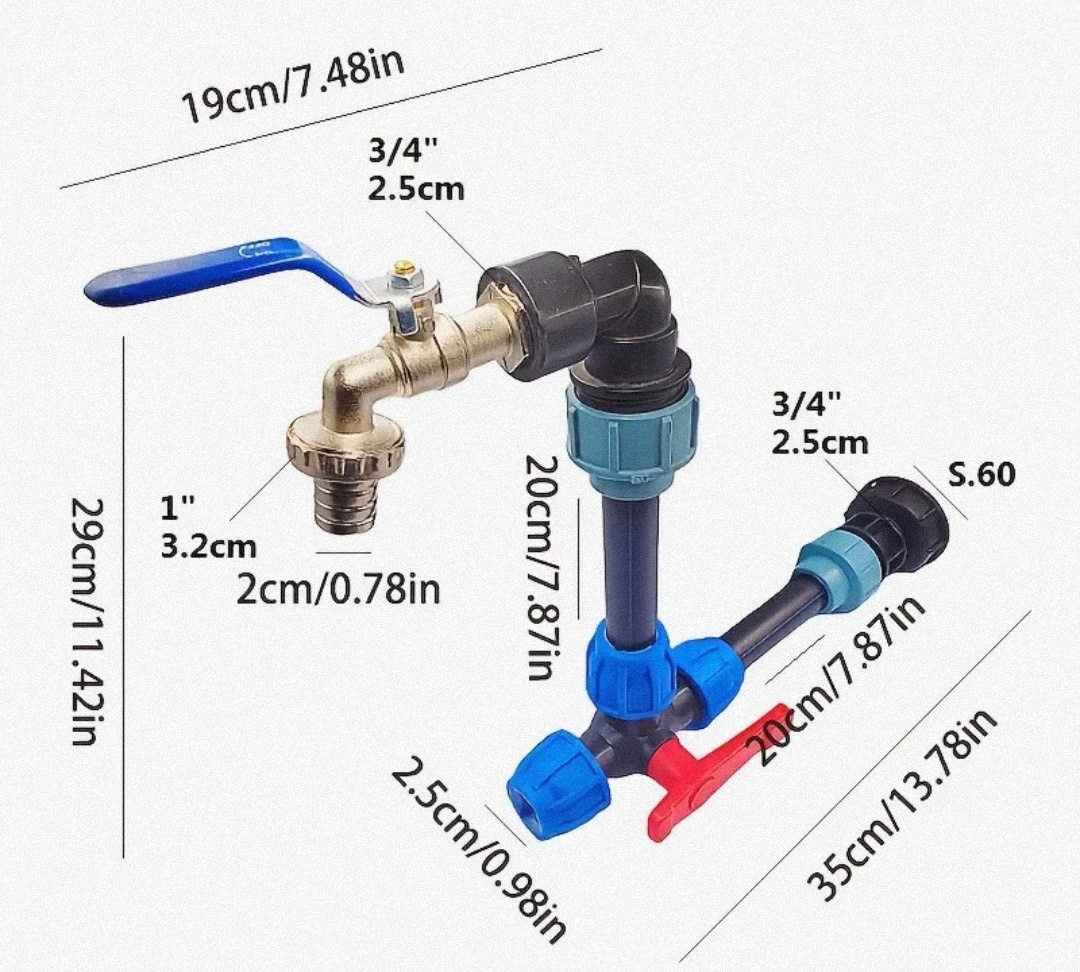 ventil na IBC nádrž - 2