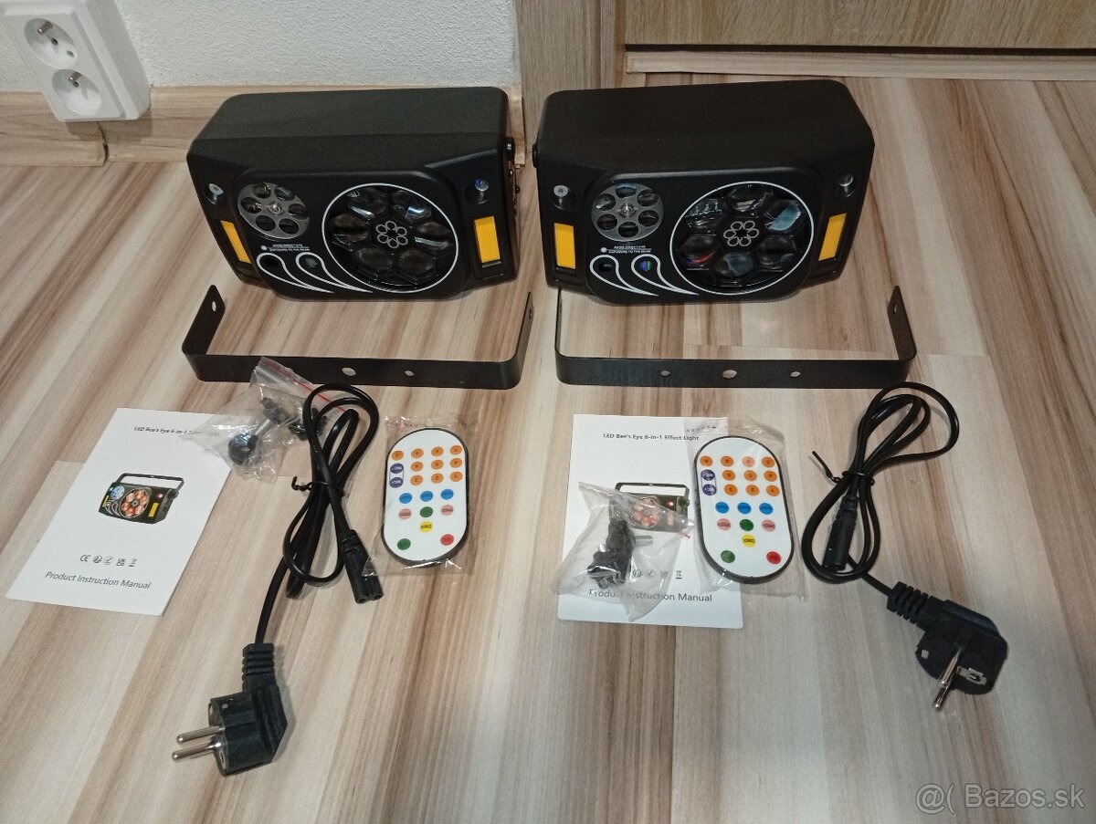 Svetelný efekt 6v1 80W - 2