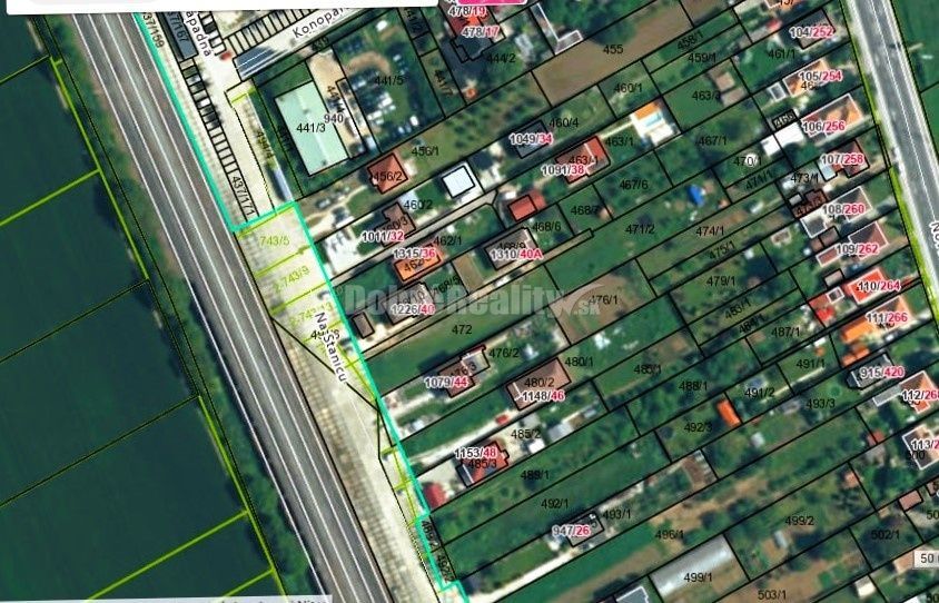 Stavebný pozemok na predaj – 1035 m², Ivanka pri Nitre | Vyd - 2