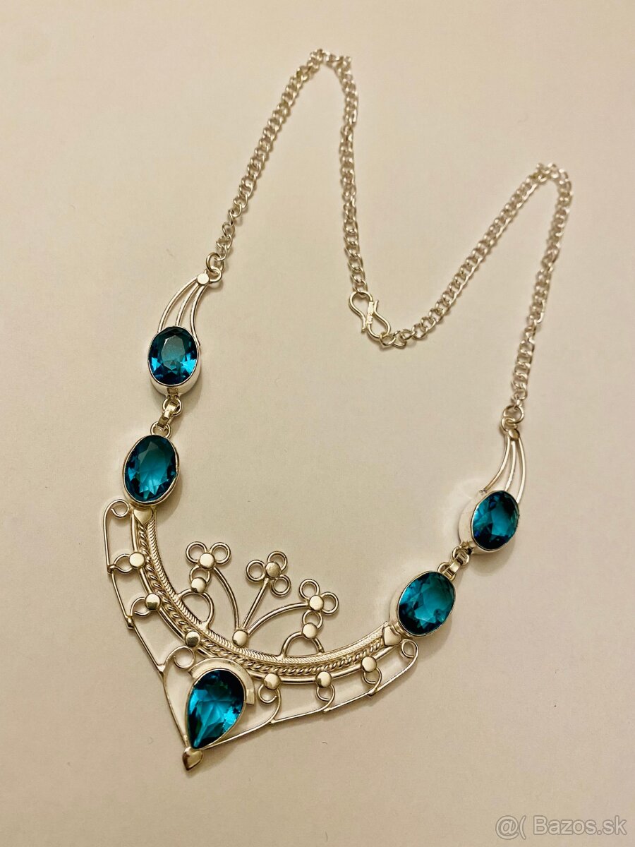 Náhrdelník s topazmi - 2