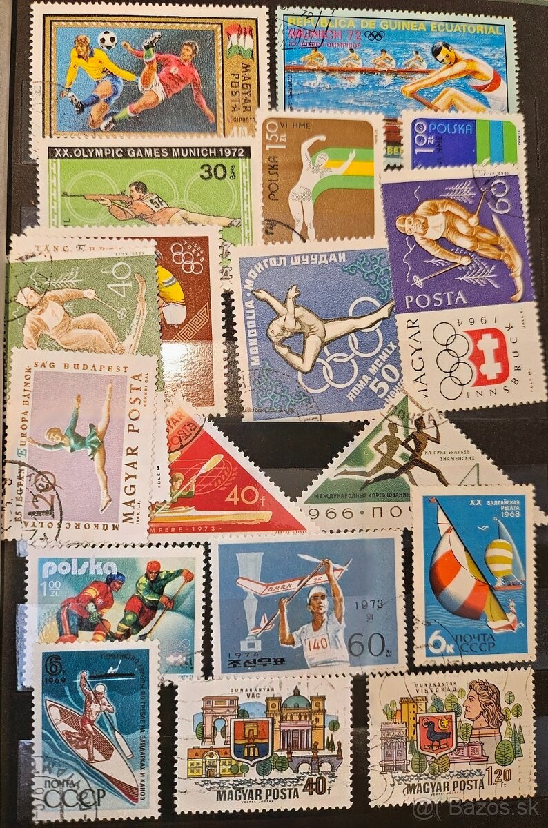 Poštové známky 1 - 2