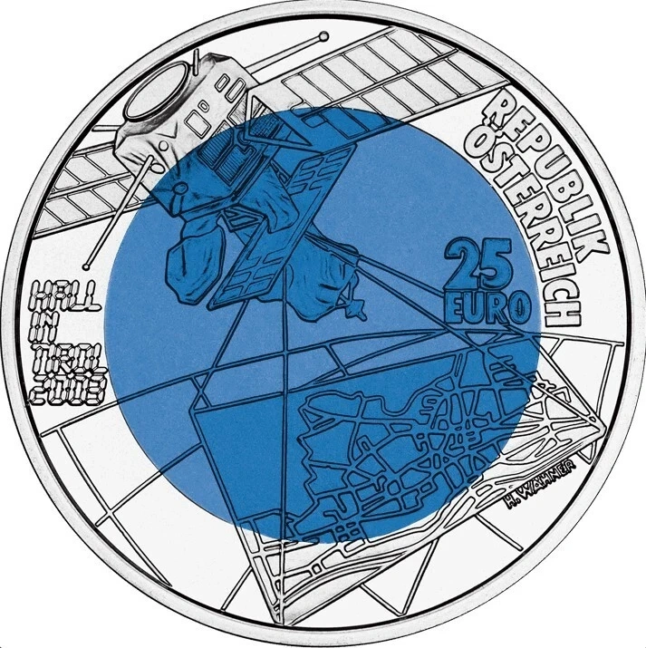 Predám 25 Euro Münze 700 Jahre Stadt Hall - 2