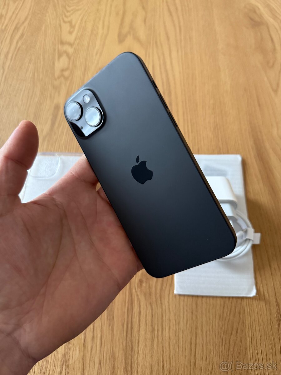 iPhone 15 Plus 128 gb Black v záruke + príslušenstvo - 2