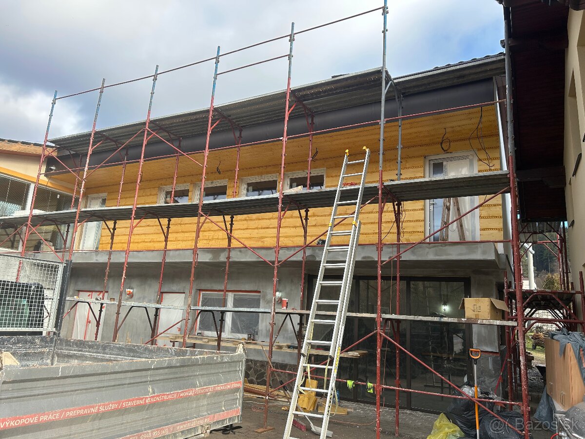 Lešenie 1 m široké cca 550 m2 - 2