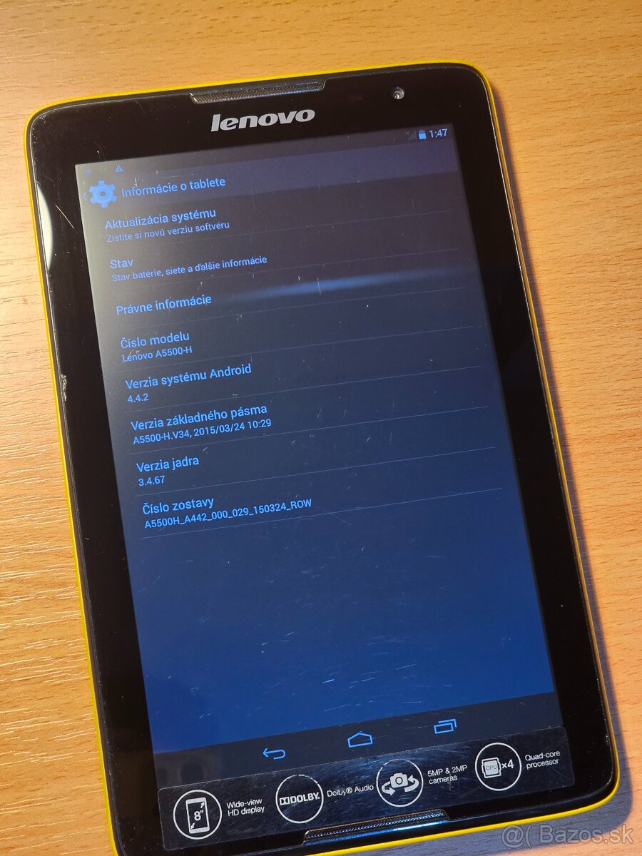 Lenovo tablet A5500-H - 2