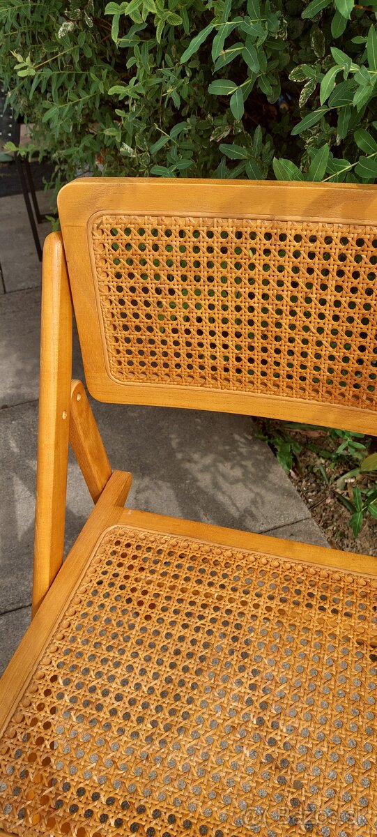 Zara home dizajnová ratanová stolička - 2