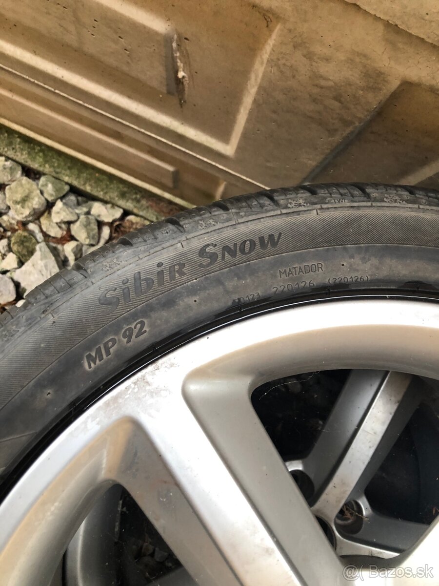 Znížená cena, zimné pneumatiky na ALU diskoch AUDI - 2