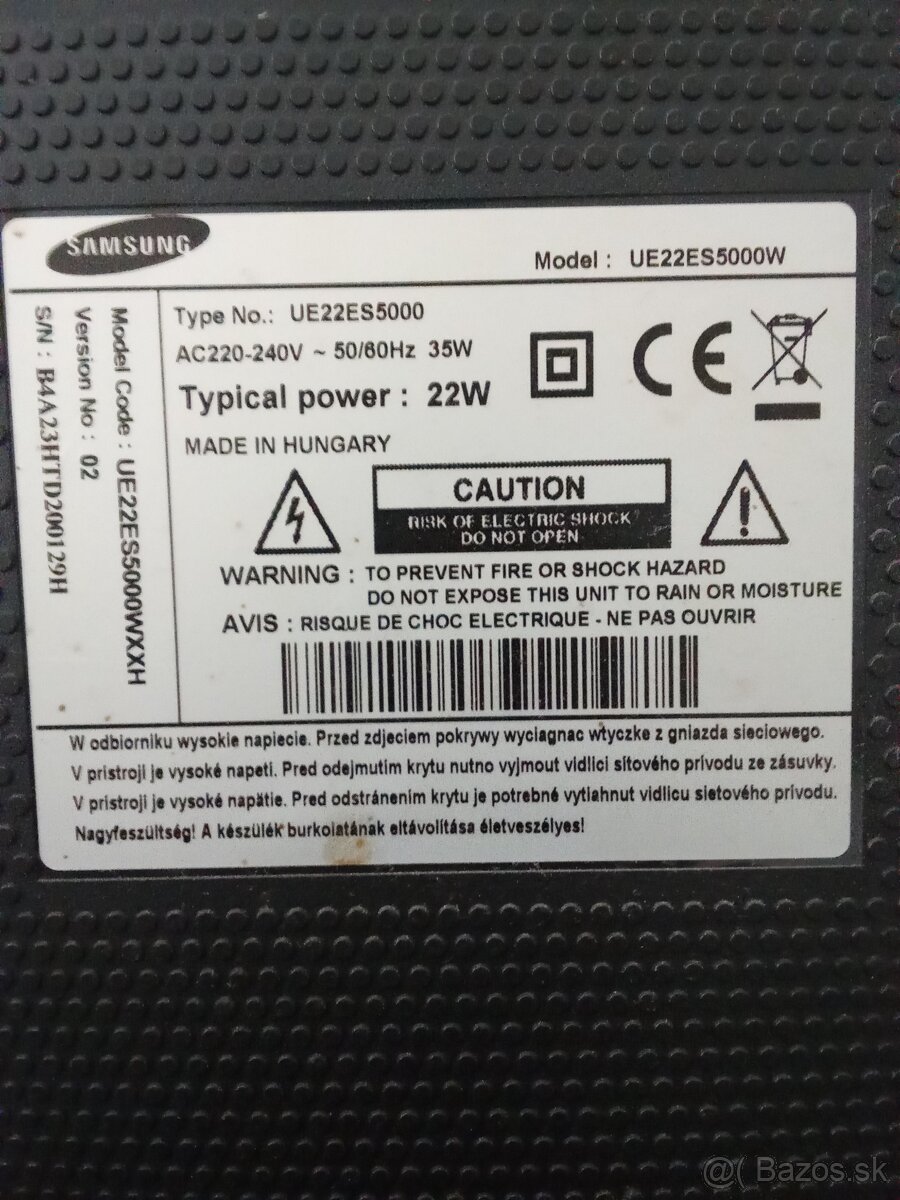 Samsung televízia - 2