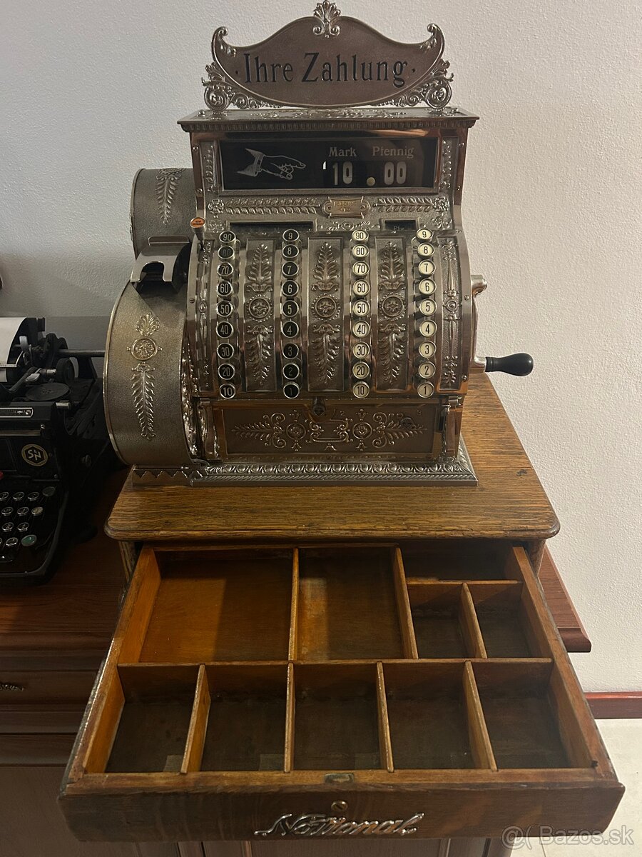 Starožitná mechanická pokladňa - 2