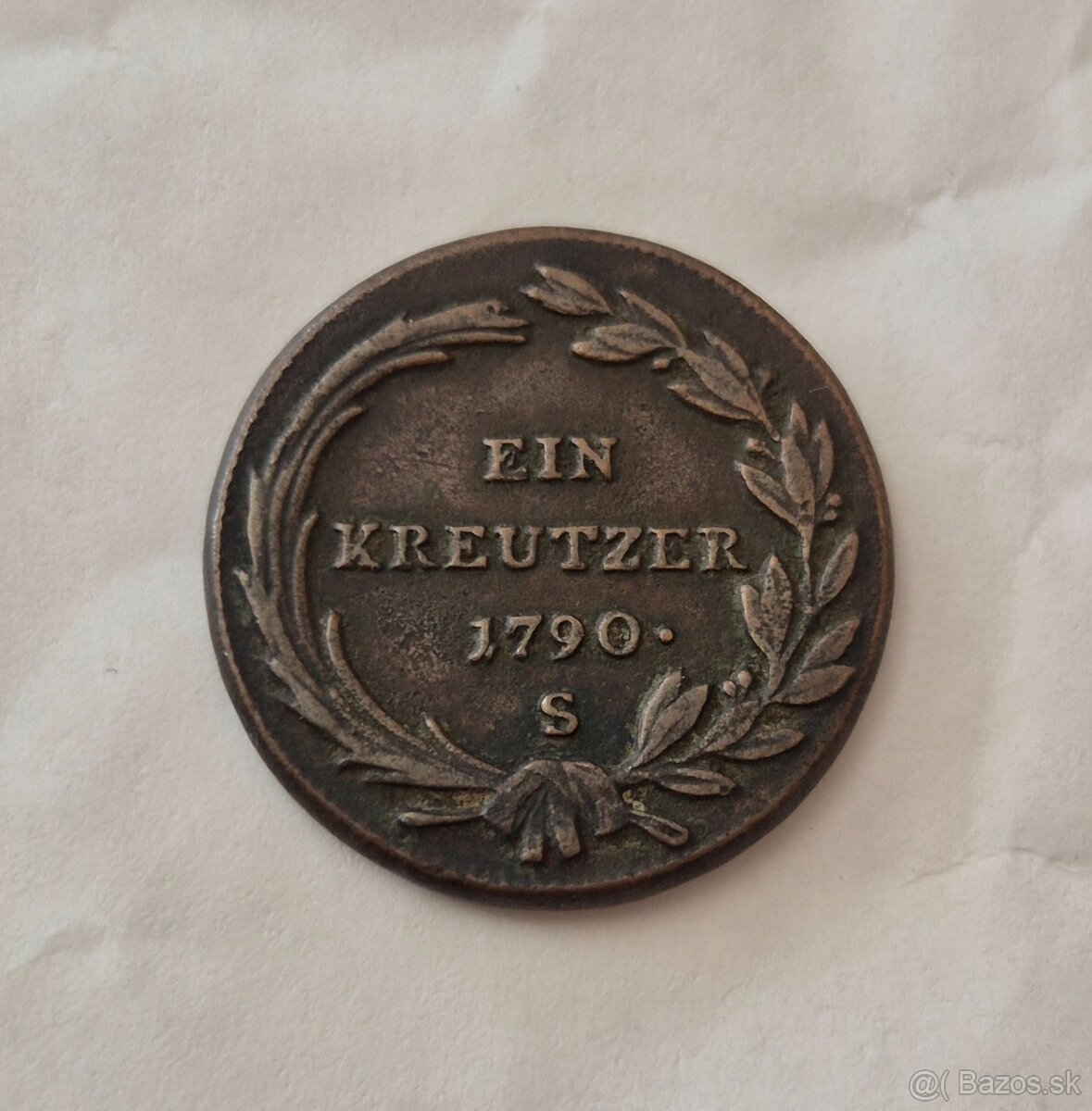 1 Grajciar 1790 S, Jozef II. - 2