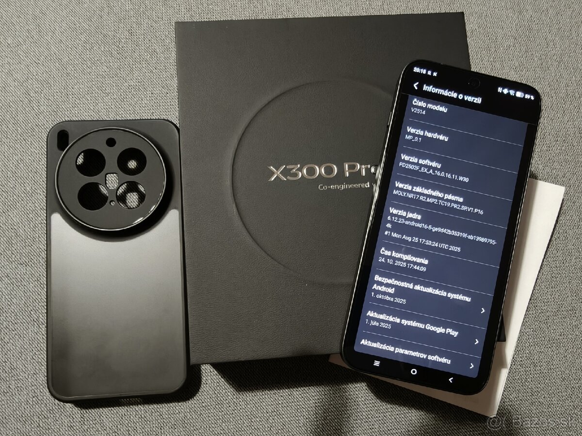 Predám Vivo X300 Pro 16/512GB Black - 2