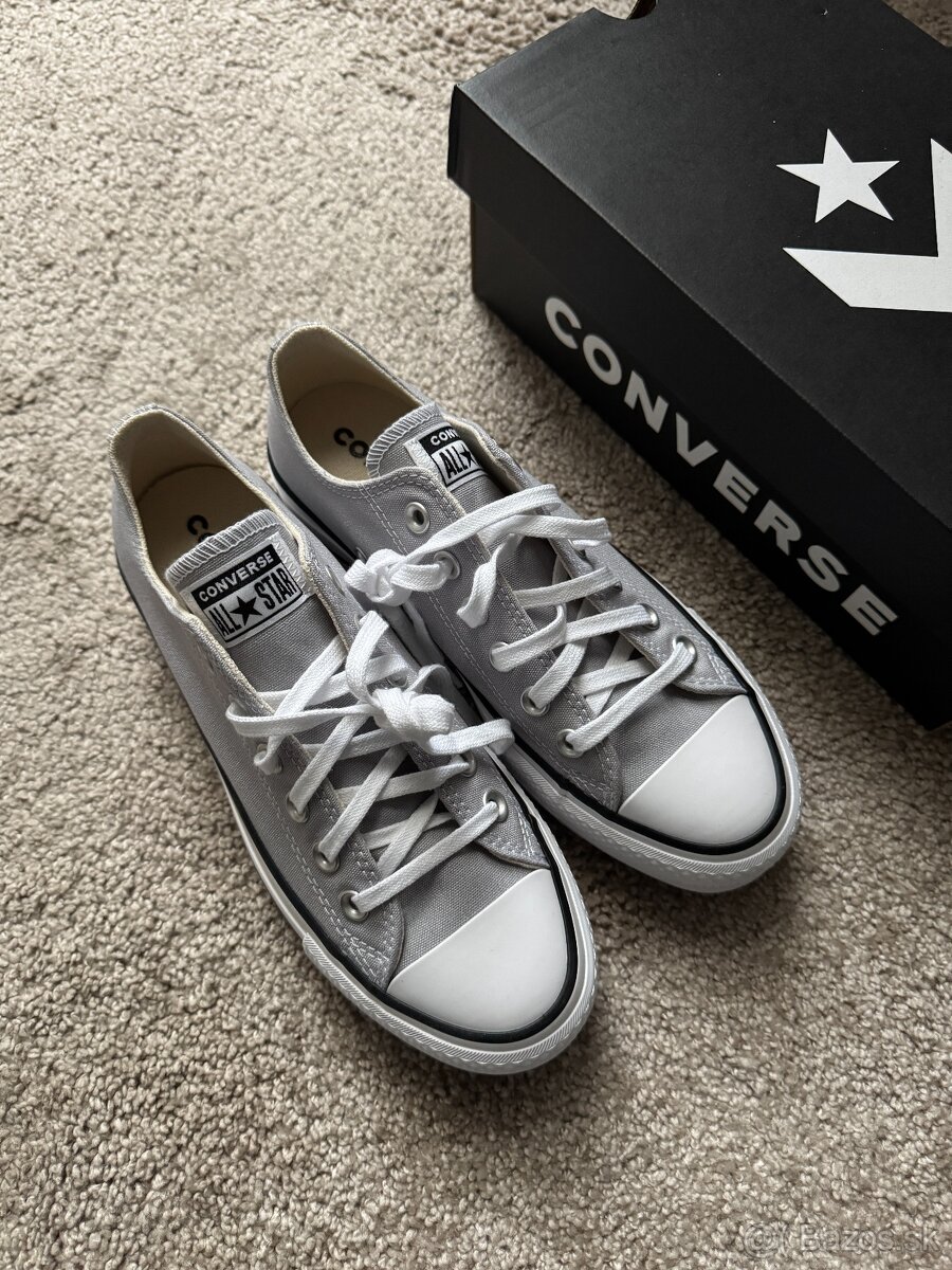 Converse Chuck Taylor All Star Lift Ox Low Wolf Grey - 2