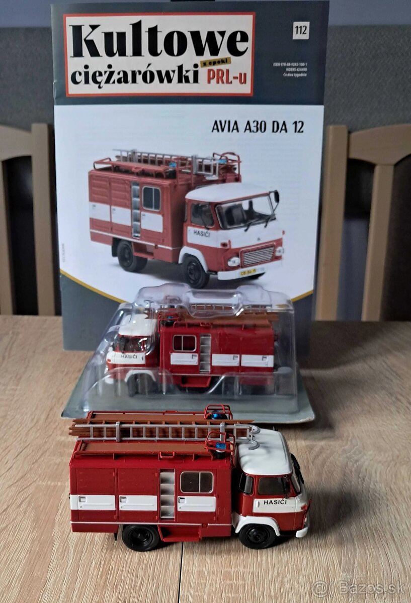 AVIA A30 DA 12 Hasiči 1/43 DeAgostini - 2