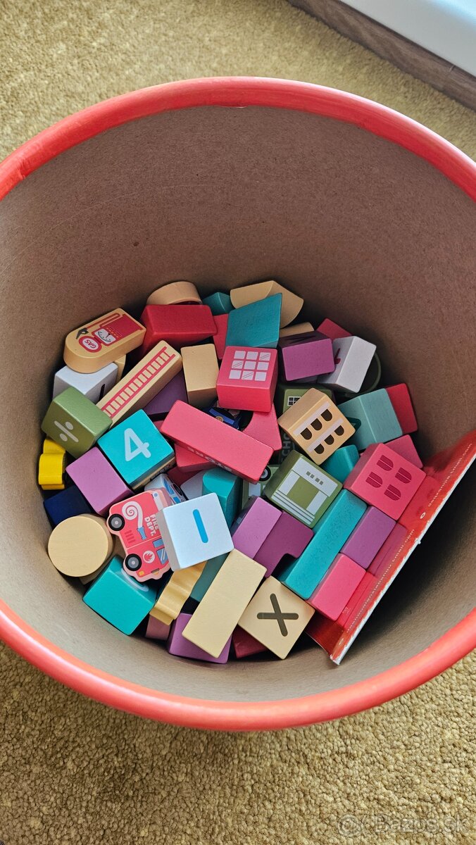 Drevena stavebnica mesto - 2