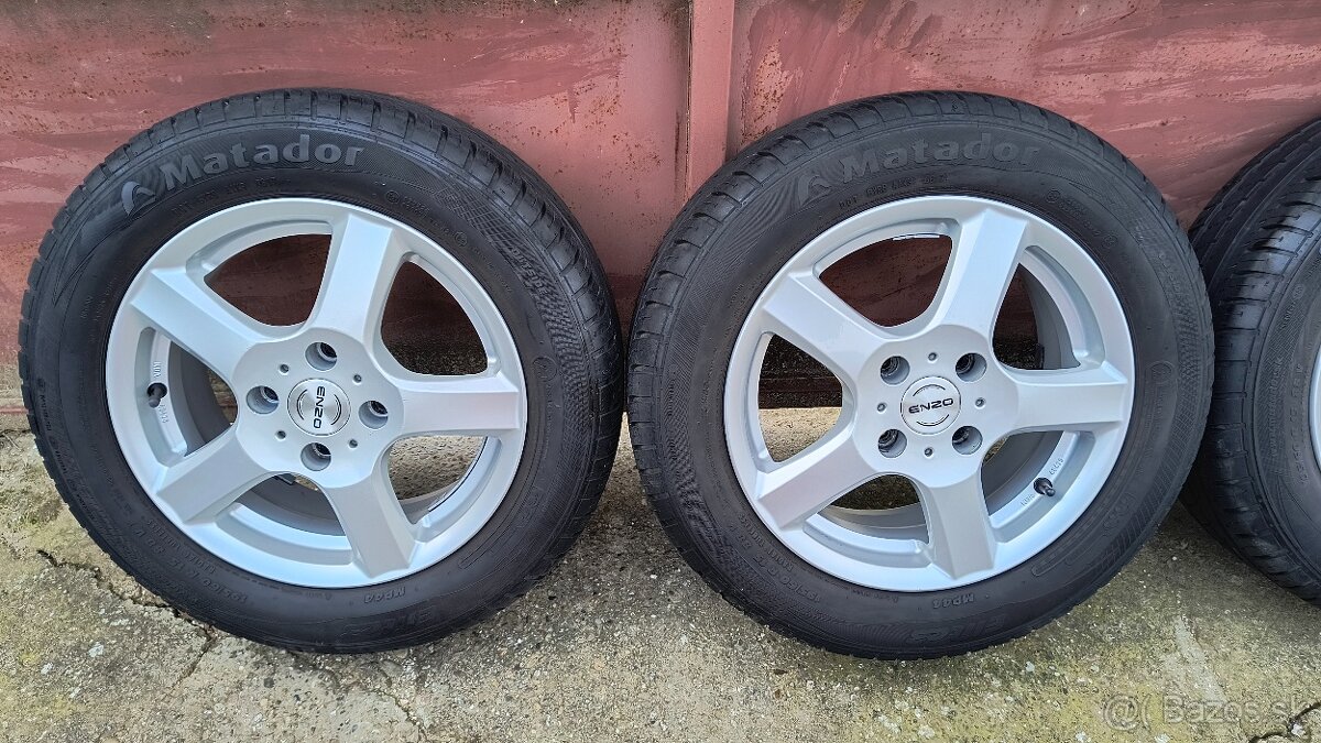 Disky Enzo 4x108 R15 + letné pneumatiky 195/60R15 - 2