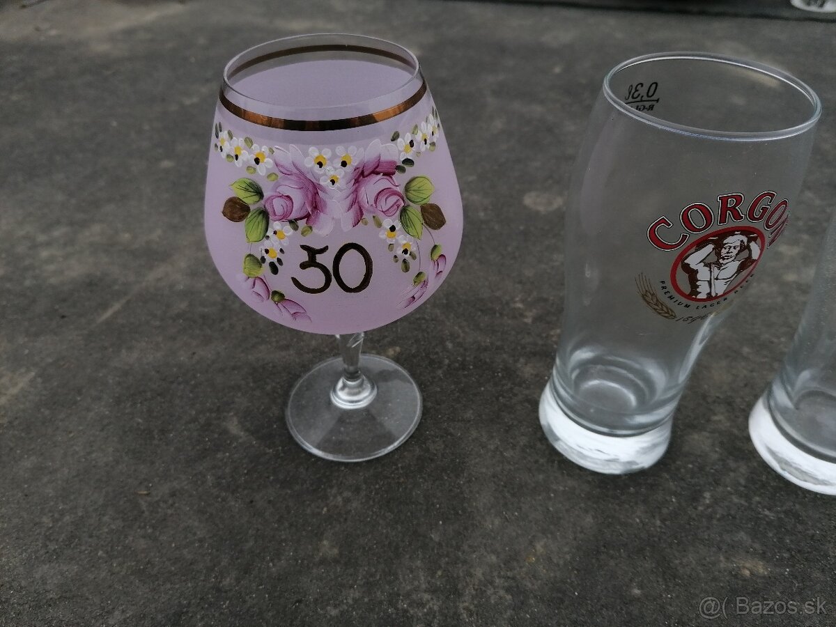 Predám sklenené poháre - 2