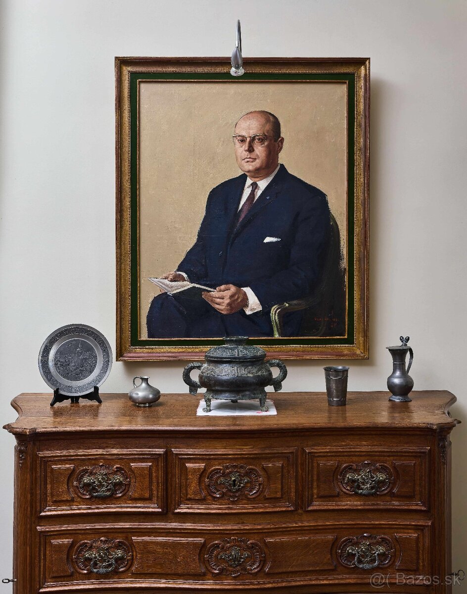 Portrét muža Jan van Loo 114 x 95 cm - 2