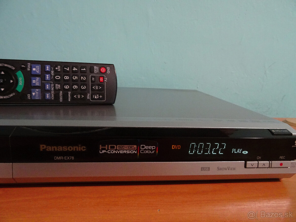 ⭐⭐ DVD rekordér PANASONIC DMR-EX78- 250 GB HDD -HDMI -USB ⭐⭐ - 2